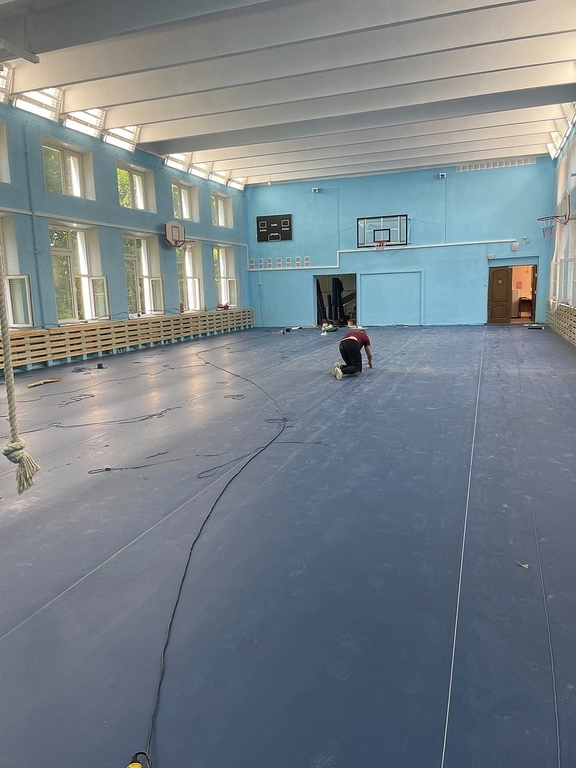 Укладка линолеума в Школе № 1636 Ника 4