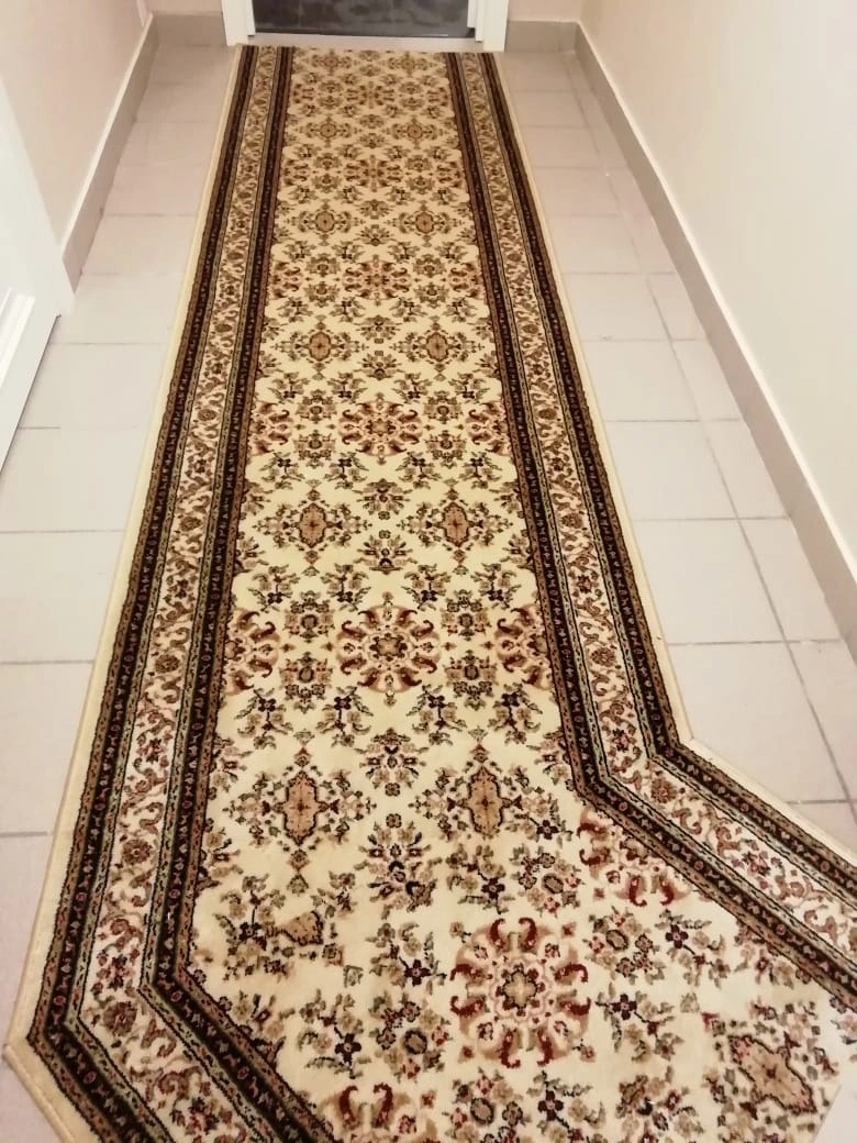 Укладка дорожки и установка ковродержателей в санатории Дубрава 7