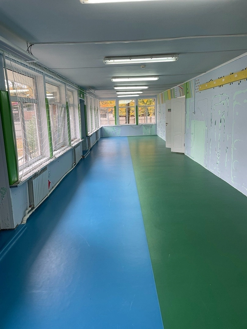 Укладка линолеума в детском саду 7