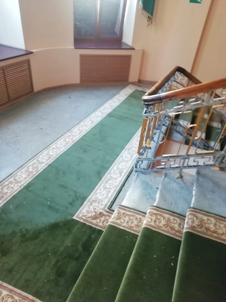 Укладка дорожек в офицерской бронетанковой школе 4