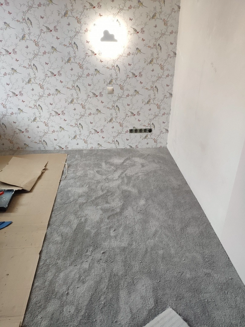 Укладка ковролина в ЖК Ивакино-Покровское 4