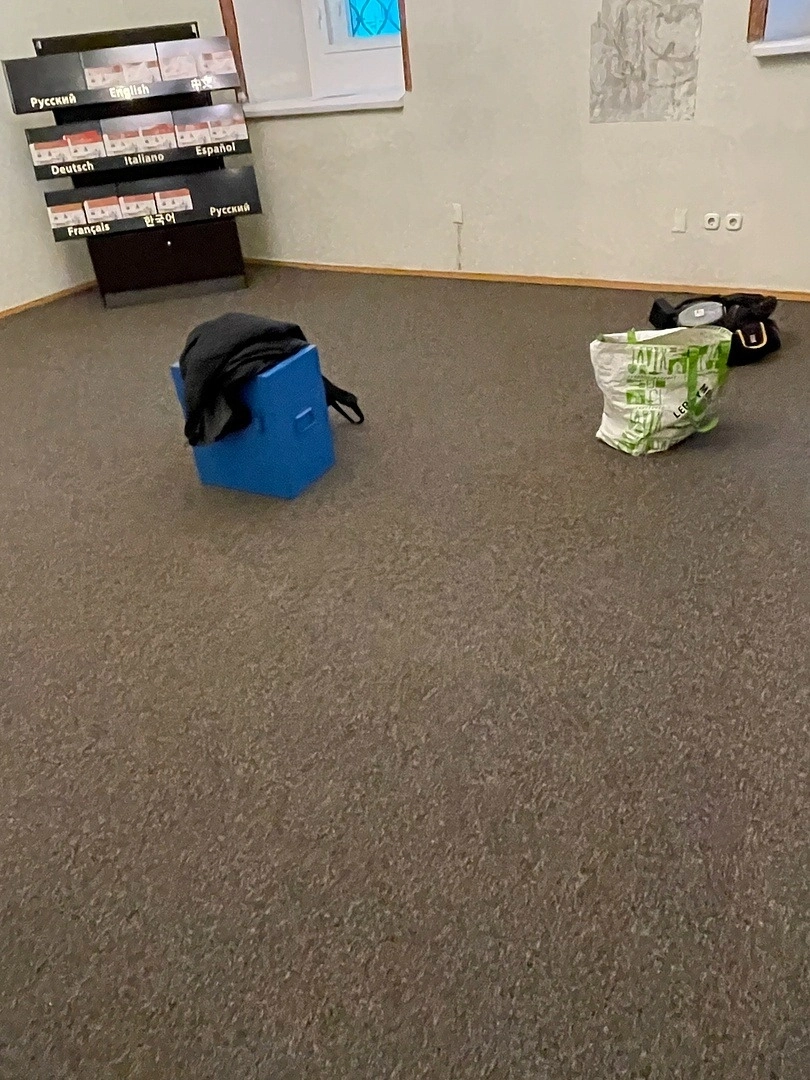 Укладка ковролина в Музее Патриаршие Палаты