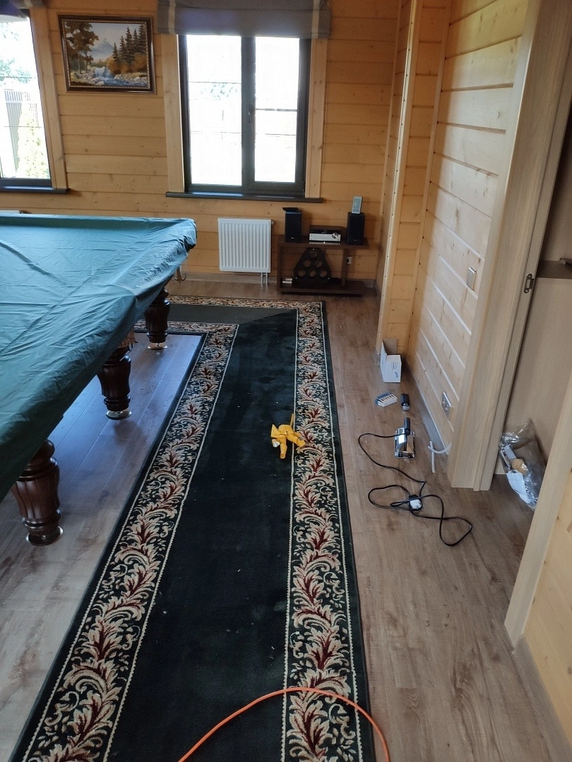 Укладка в коттедже КП 