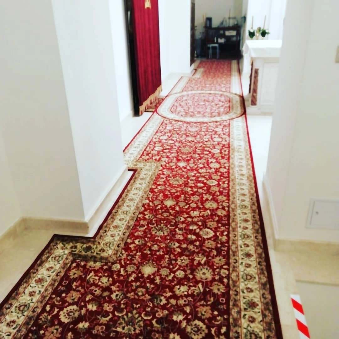 Укладка  дорожки в Храме  князя Александра Невского 6