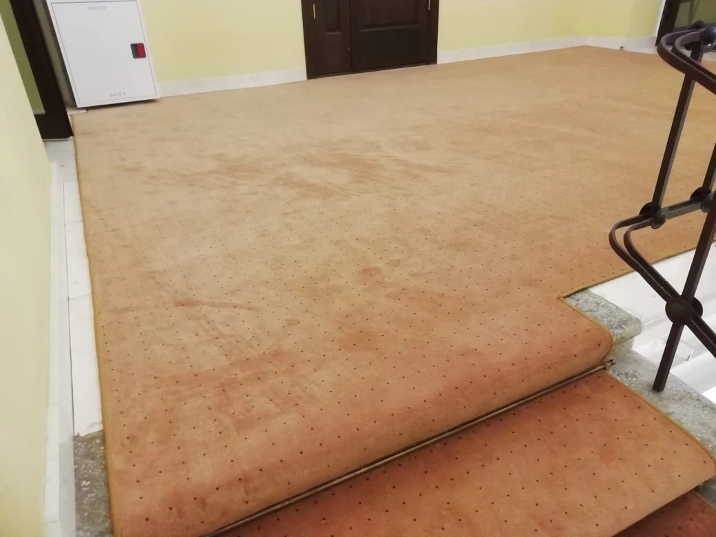 Укладка дорожки в Министерстве Культуры 2