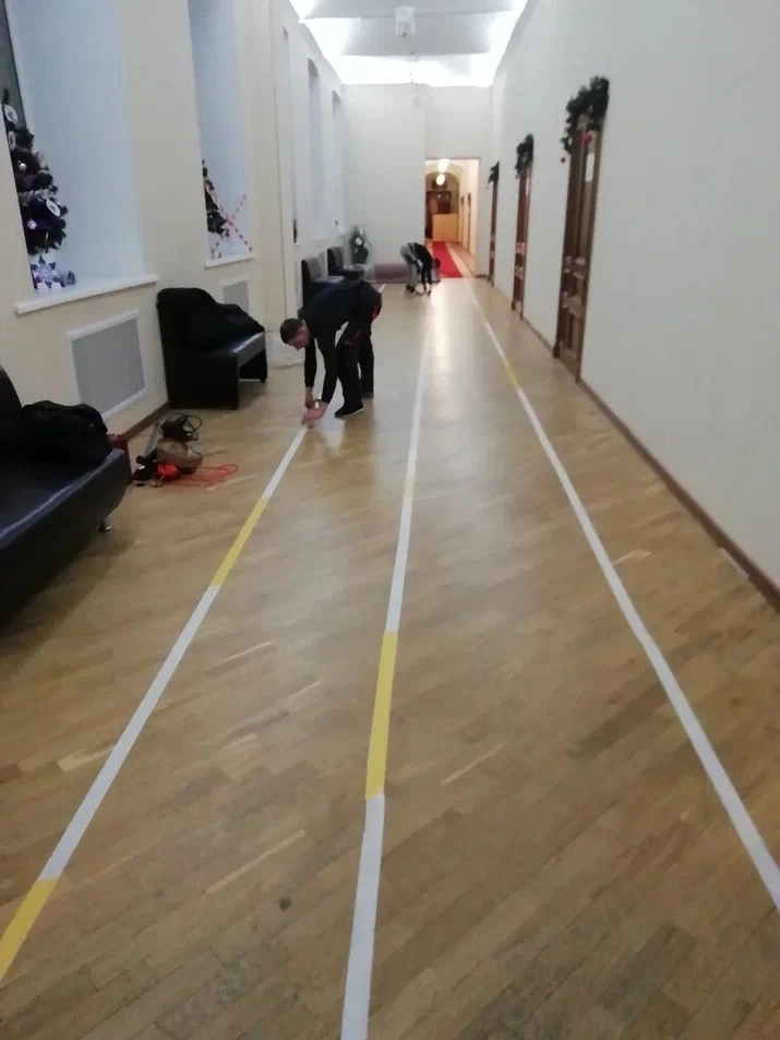 Укладка дорожки в ФССП Московской области 2