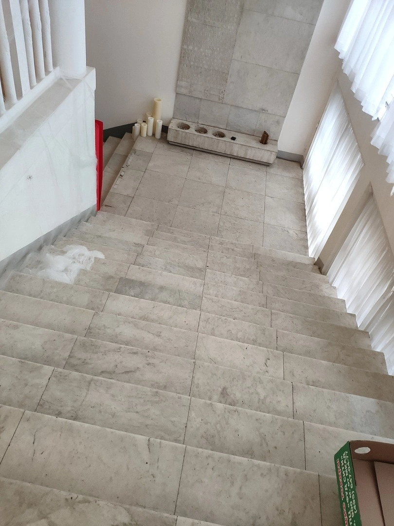 Укладка дорожки в Центральном Доме Архитектора 2