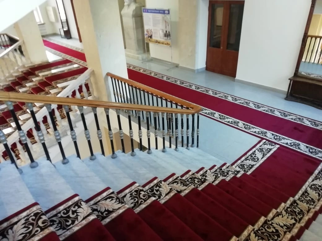 Укладка дорожки в энергетическом университете МЭИ 6