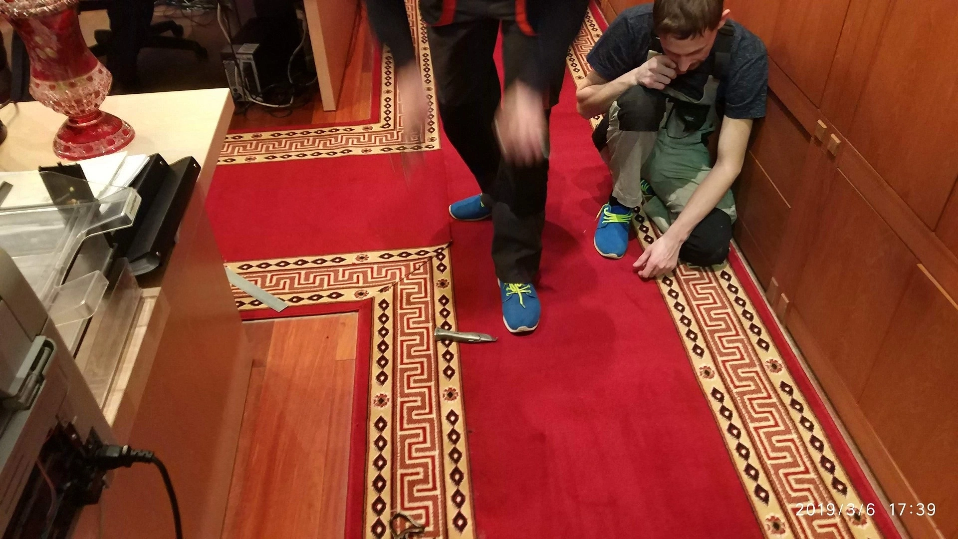 Укладка дорожки в РосКосмос 6