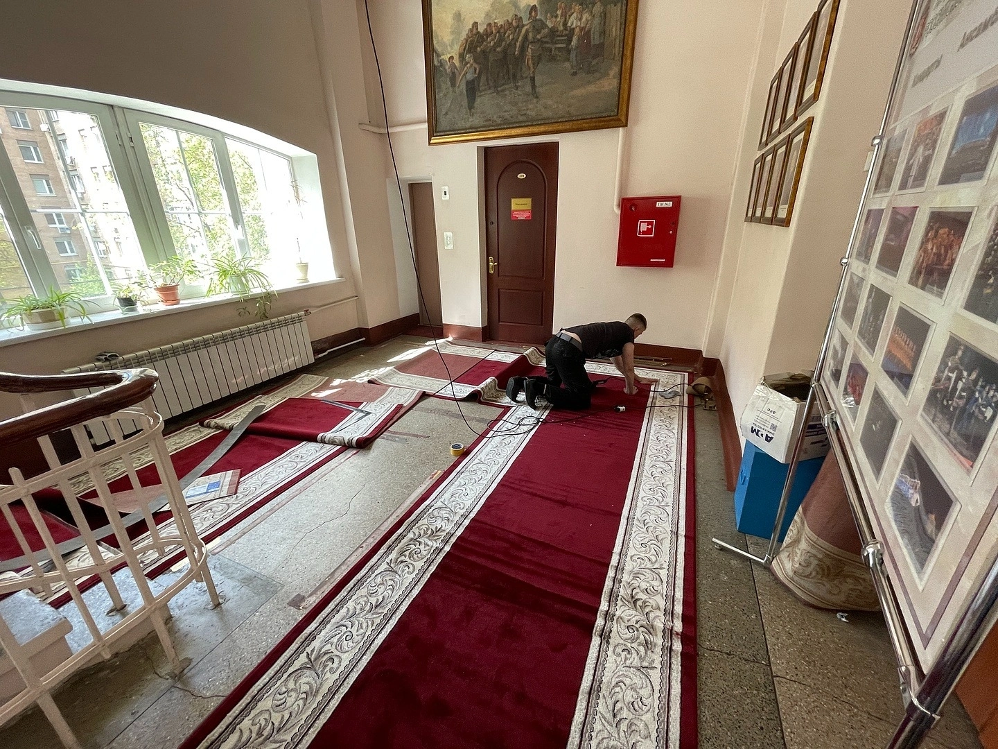 Укладка дорожки для Академического ансамбля 10