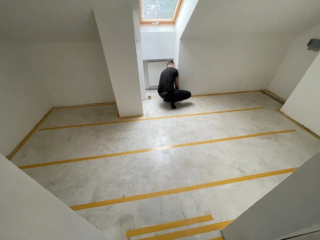 Укладка ковролина  в коттедже в Зеленограде