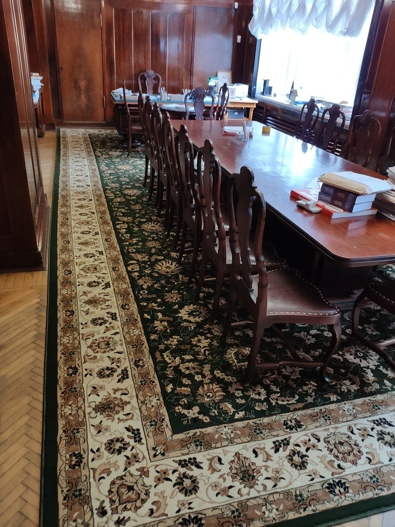 Укладка ковра и ковролина в Российской Государственной библиотеке 8