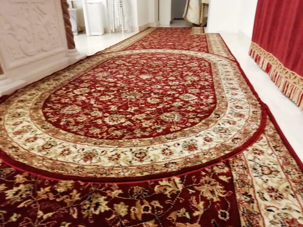 Укладка  дорожки в Храме  князя Александра Невского