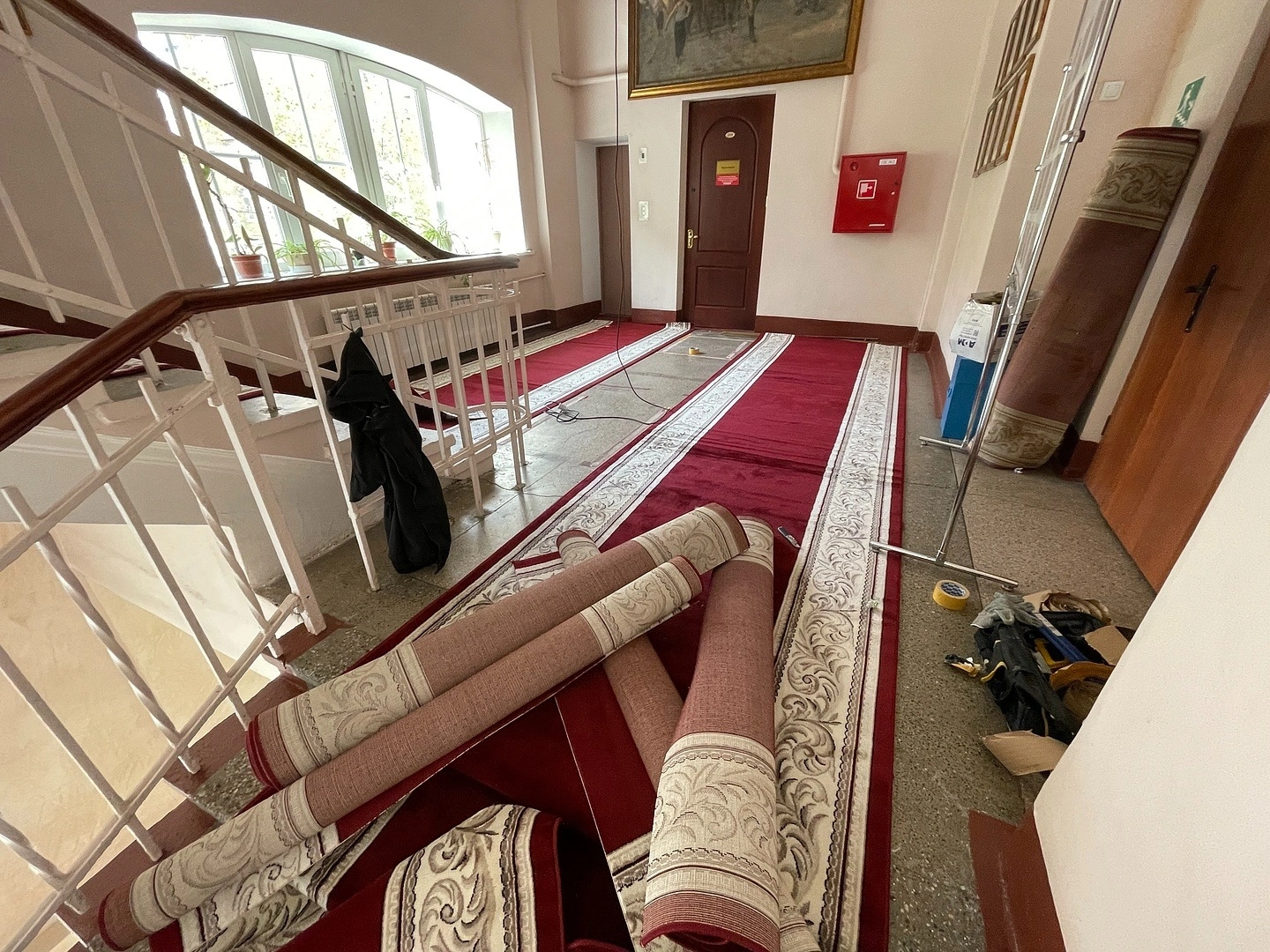 Укладка дорожки для Академического ансамбля 9