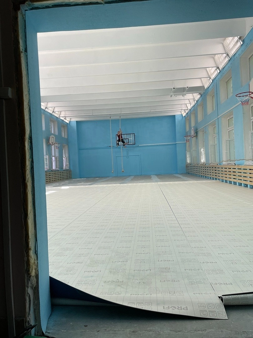 Укладка линолеума в Школе № 1636 Ника