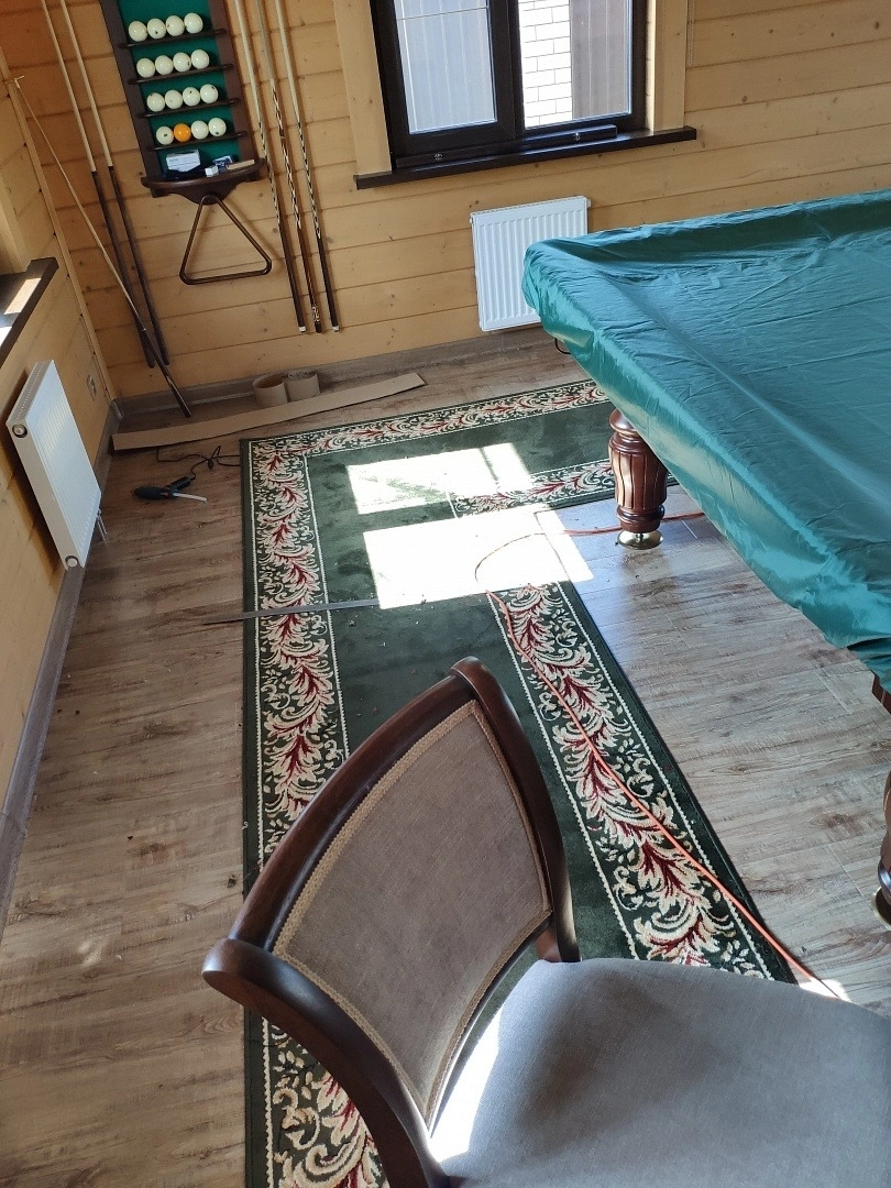 Укладка в коттедже КП 