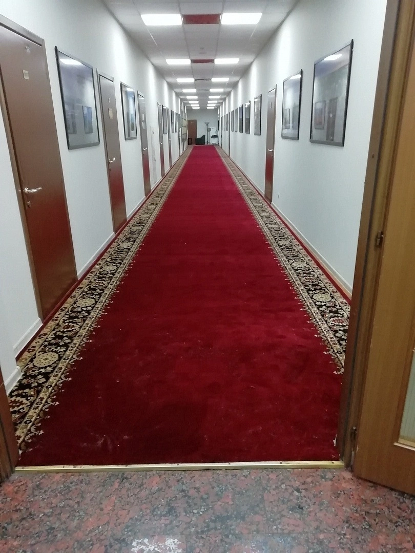 Укладка дорожки в здании РОСПРИРОДНАДЗОРА 7