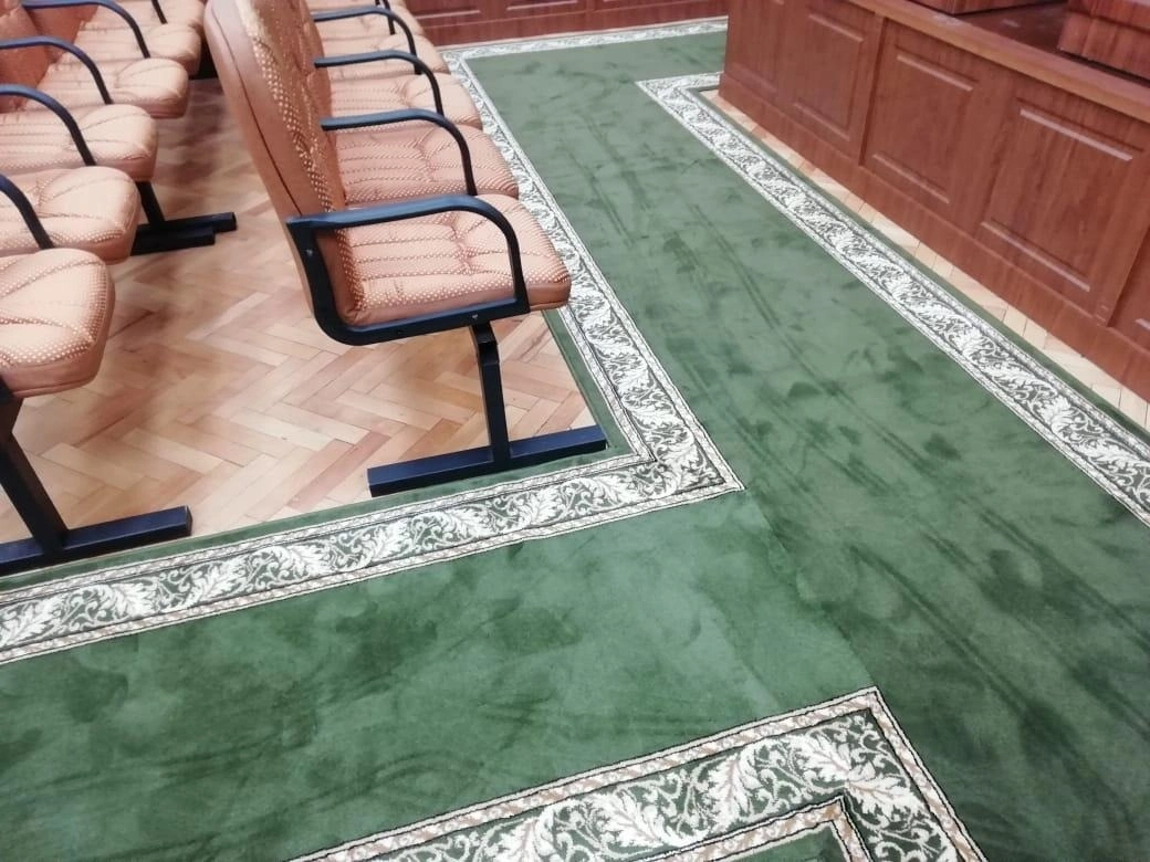 Укладка дорожки в следственном управлении РФ