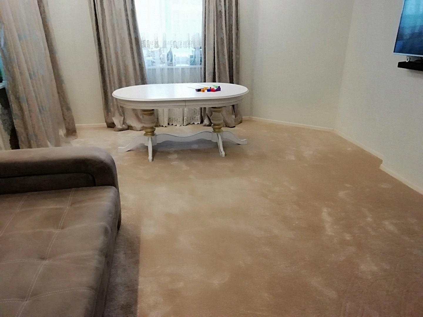 Укладка ковролина в квартире 9