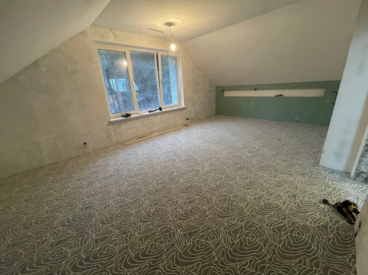 Укладка ковролина  в коттедже в Зеленограде 5