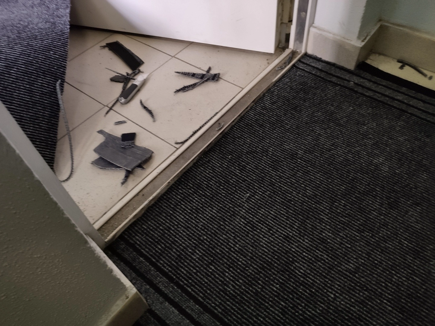 Укладка дорожки в УК Логистика 4