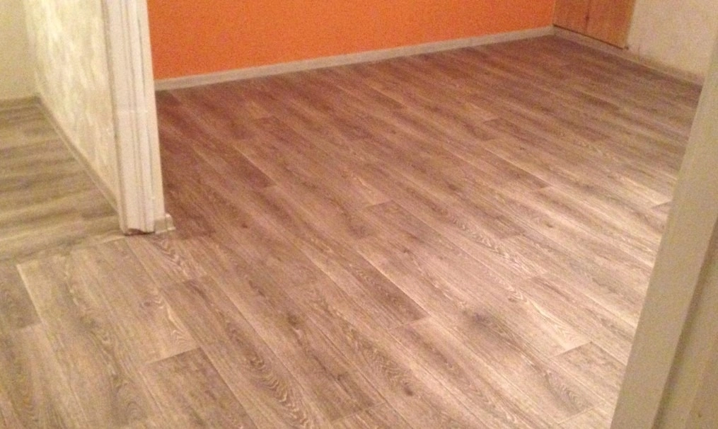 Укладка линолеума одним полотном