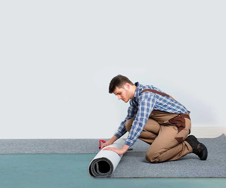 Укладка ковролина