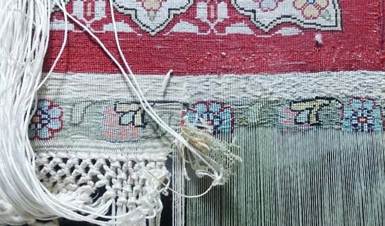 Ремонт шелковых ковров