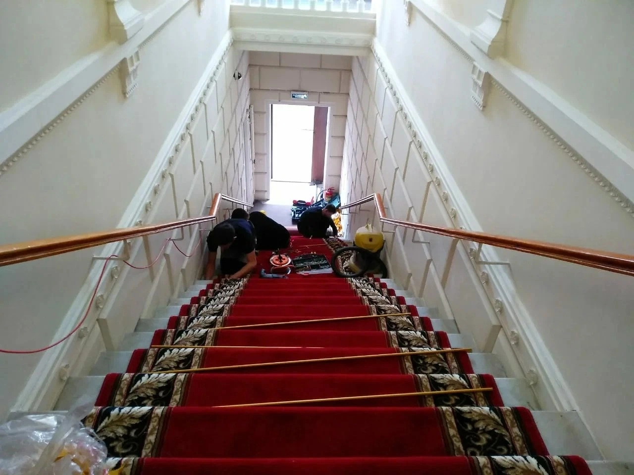 Укладка дорожки в Мемориальном музее-квартире К.А. Тимирязева 6