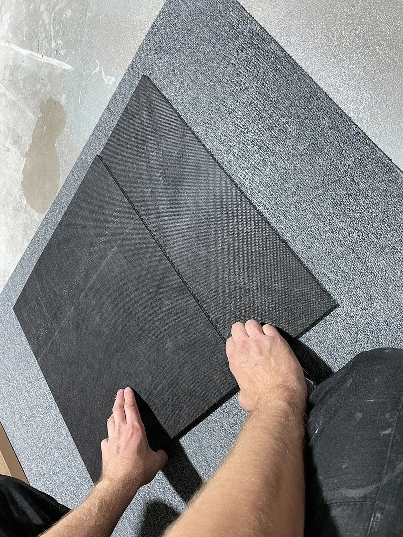 Укладка ковровой плитки в архитектурном бюро 9