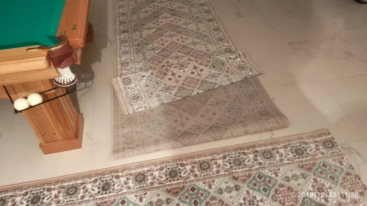 Укладка дорожки вокруг бильярдного стола 2