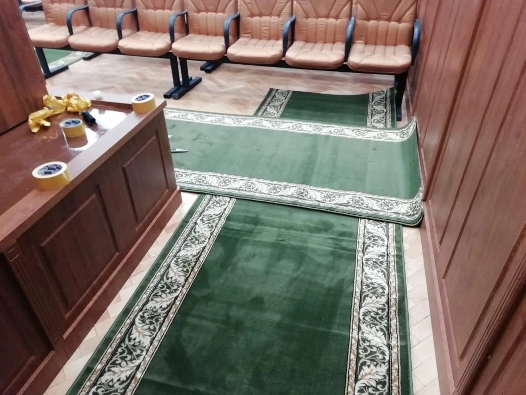 Укладка дорожки в следственном управлении РФ 3