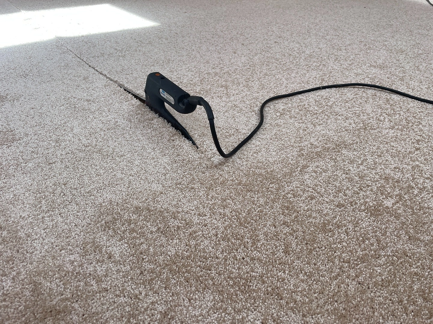 Укладка ковролина в КП 