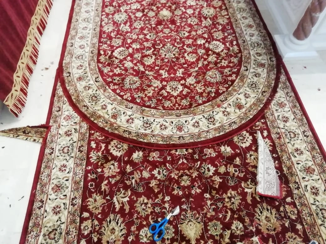 Укладка  дорожки в Храме  князя Александра Невского 7