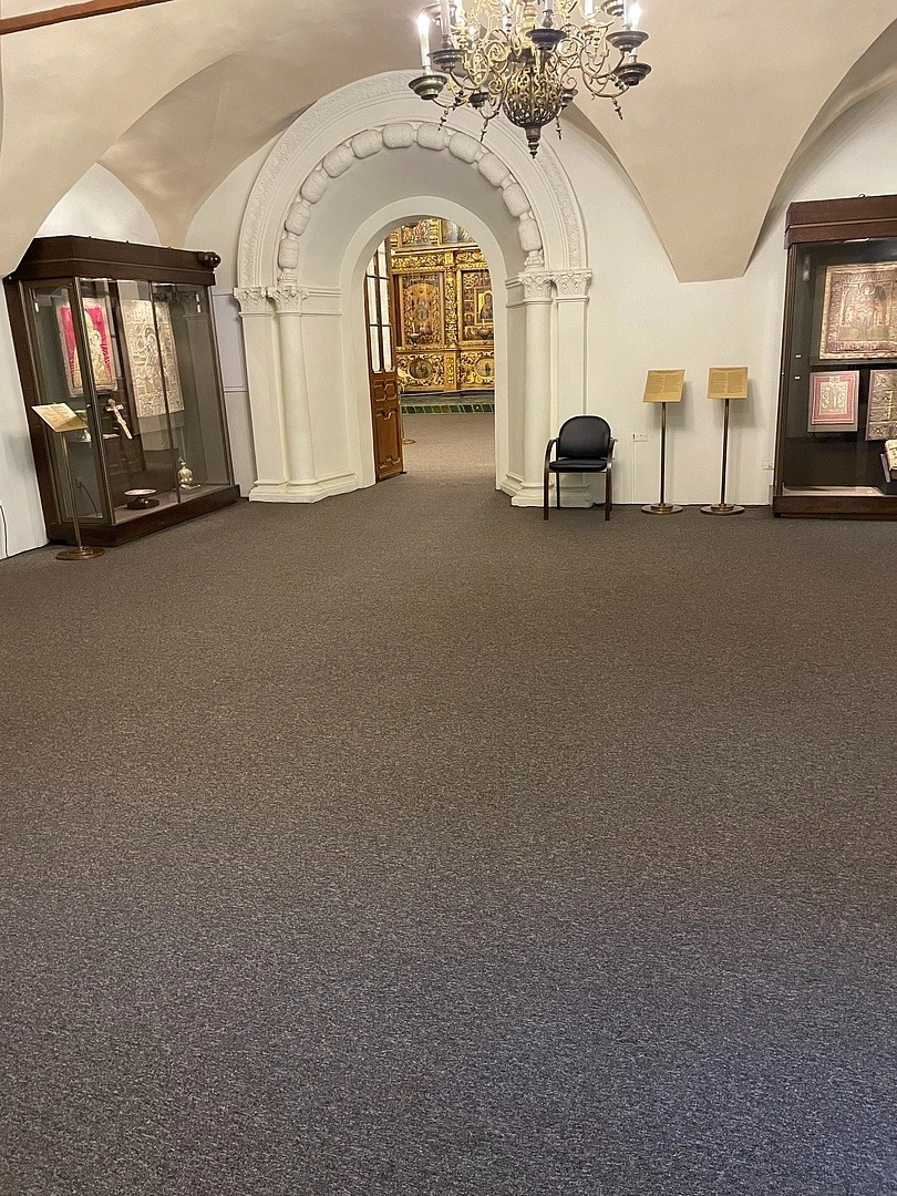 Укладка ковролина в Музее Патриаршие Палаты 10