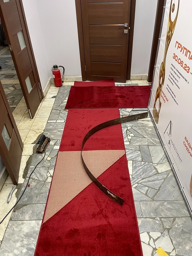 Укладка дорожки в галерее Элизиум 6