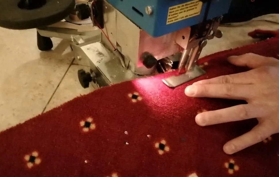 Оверлок по прямой без углов и поворотов