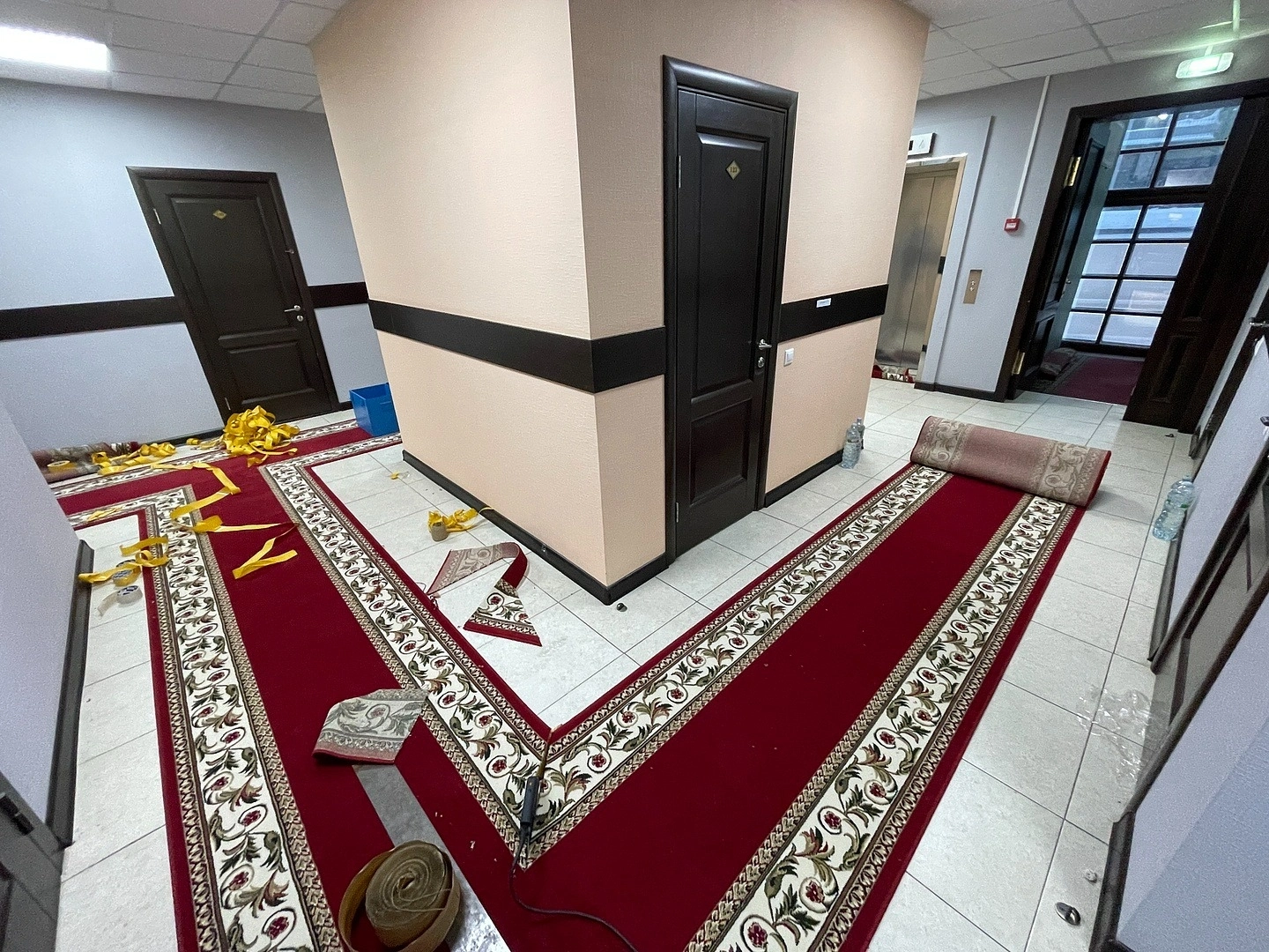 Укладка дорожки в ФСБ