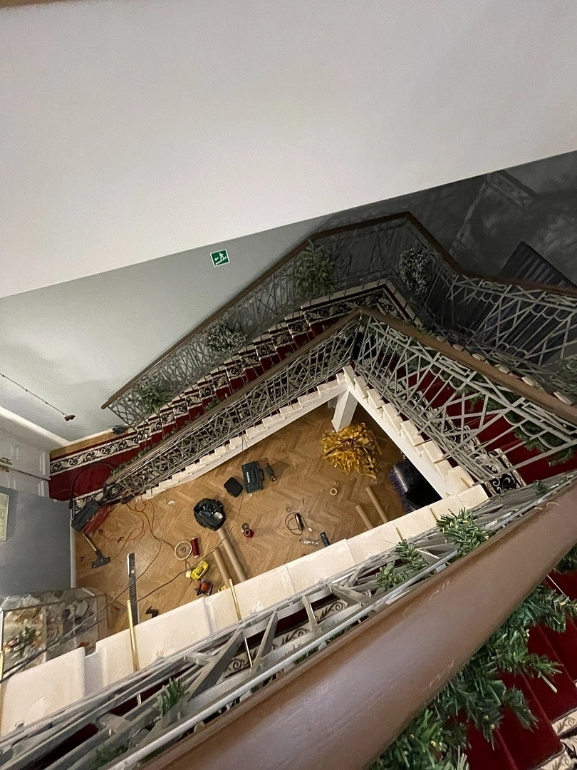 Укладка дорожки в Усадьбе Знаменское-Губайлово 5