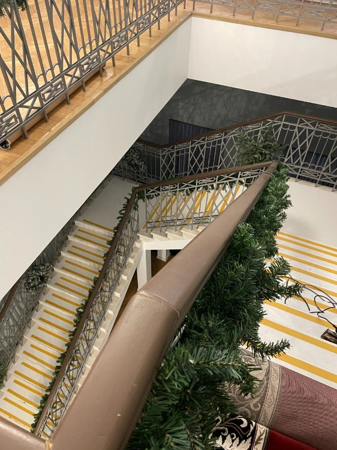 Укладка ковровой дорожки  в усадьбе Знаменское-Губайлово 4