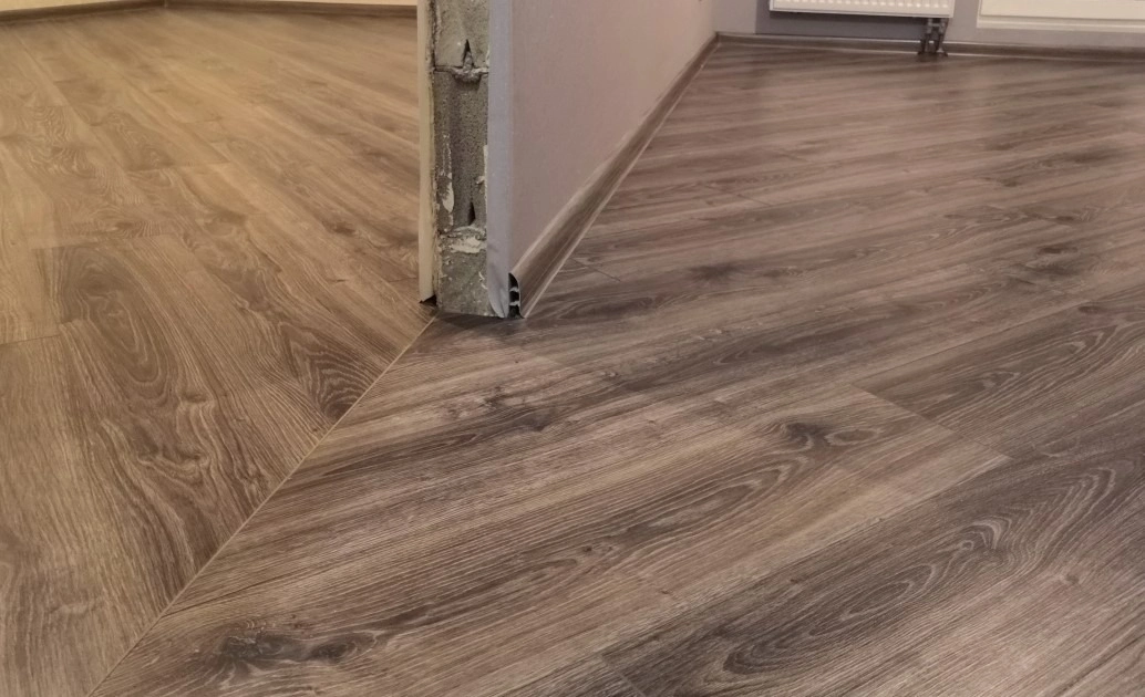 Укладка линолеума по диагонали