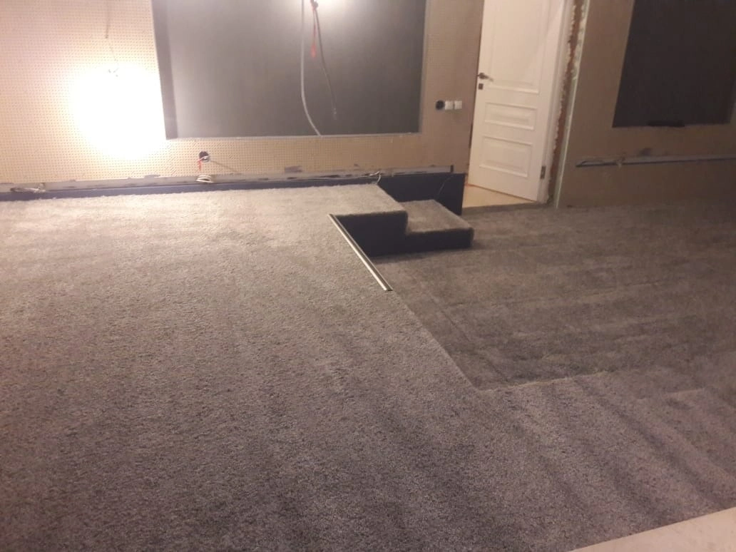 Укладка ковролина  в КП Гринфилд 6