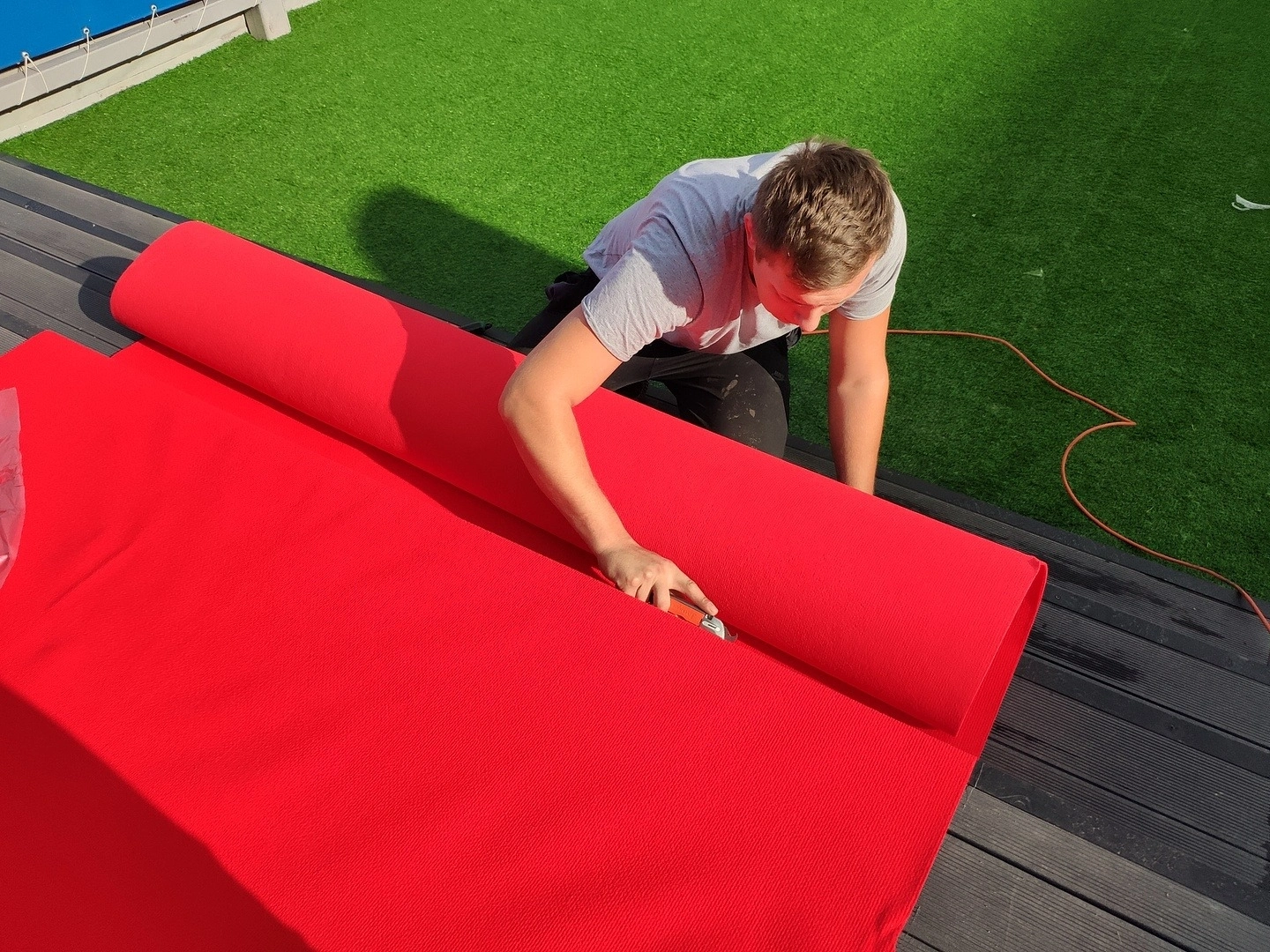 Укладка дорожки для Paris  Saint-Germain Academy Russia 7