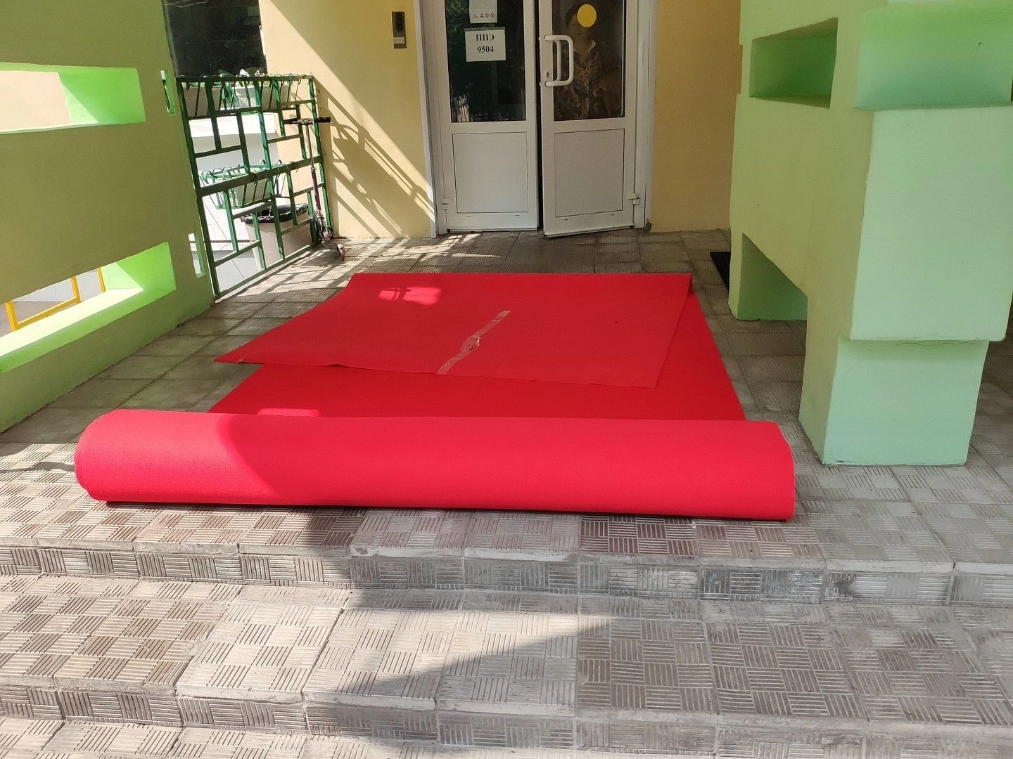 Укладка дорожки в школе №818 3