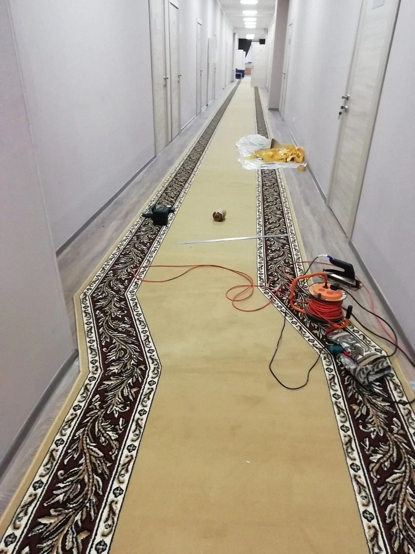 Укладка дорожки в ФКУ Дирекция космодрома Восточный 5