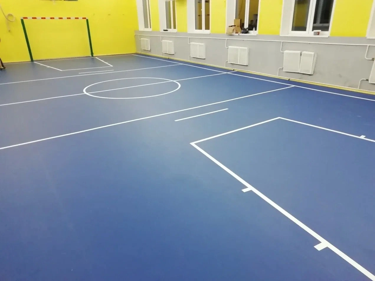 Укладка линолеума в МОУ Гимназия № 1  2