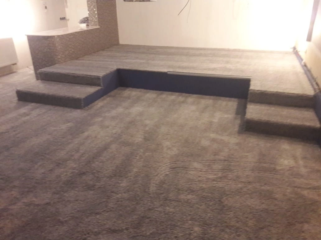 Укладка ковролина  в КП Гринфилд 8