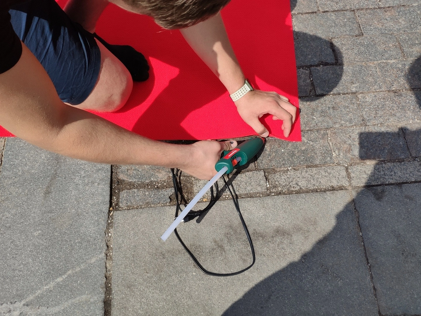 Укладка дорожки для БФ 