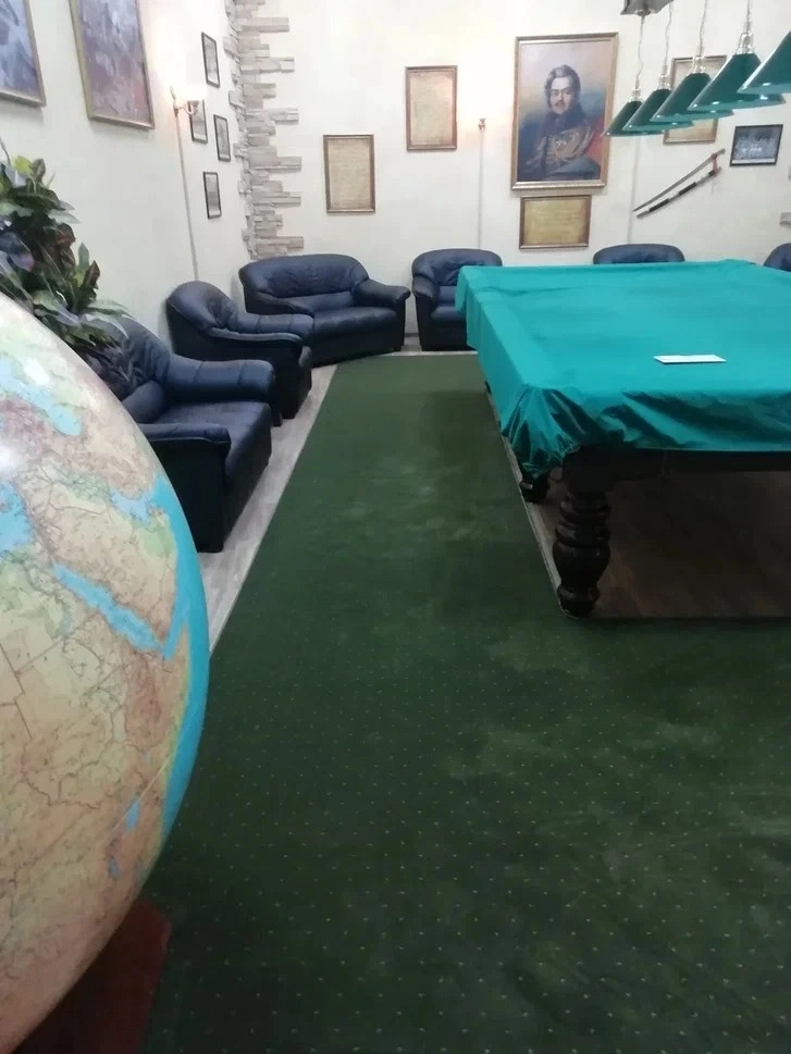 Укладка дорожки вокруг бильярдного стола 2