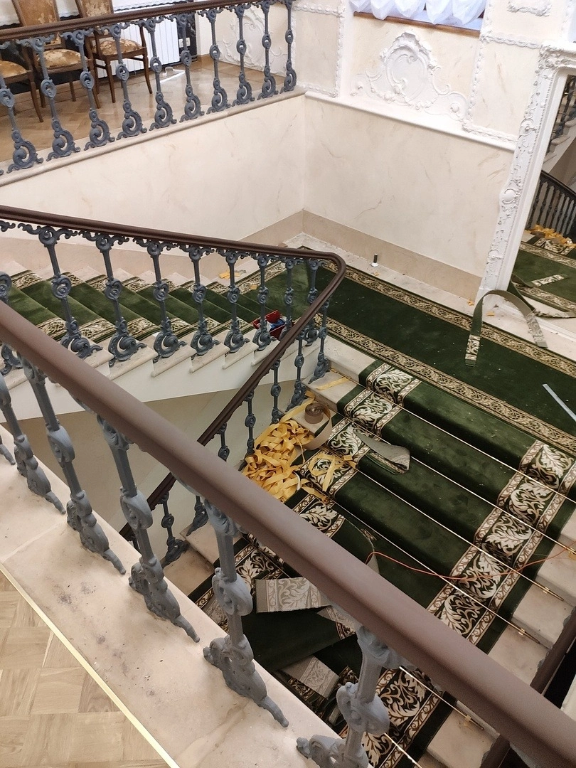 Укладка дорожки в ФСБ